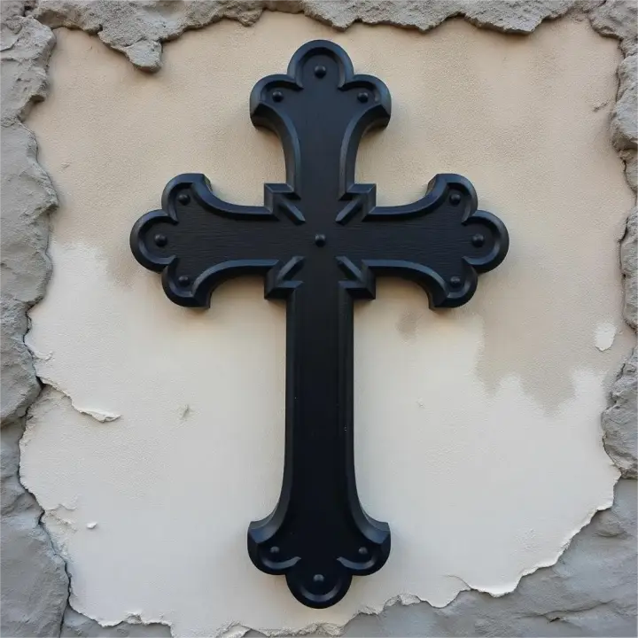 Example black cross image 4 for background removal