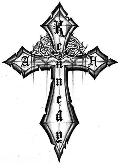 Example black cross image 5 for background removal
